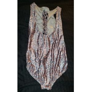 Leopard One Piece Bathing Suit